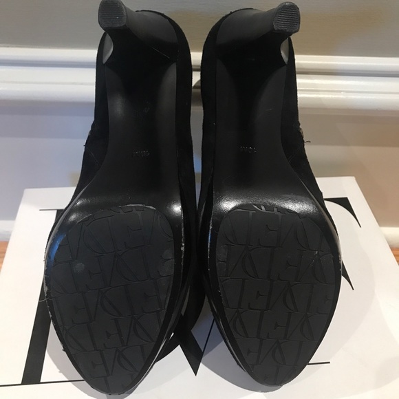 DVF Black Suede Booties - Picture 5 of 8